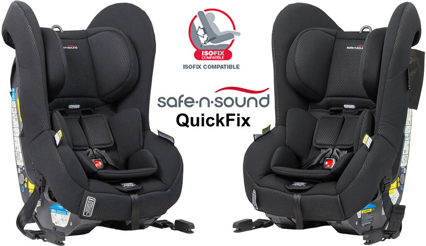 Britax's New Compact Car Seat The Safe-n-Sound QuickFix Convertable