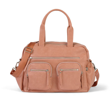 OiOi Carry All Nappy Bag - Dusty Rose Vegan Leather