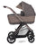 Silver Cross Reef Pram + First Bed Folding Carrycot Earth