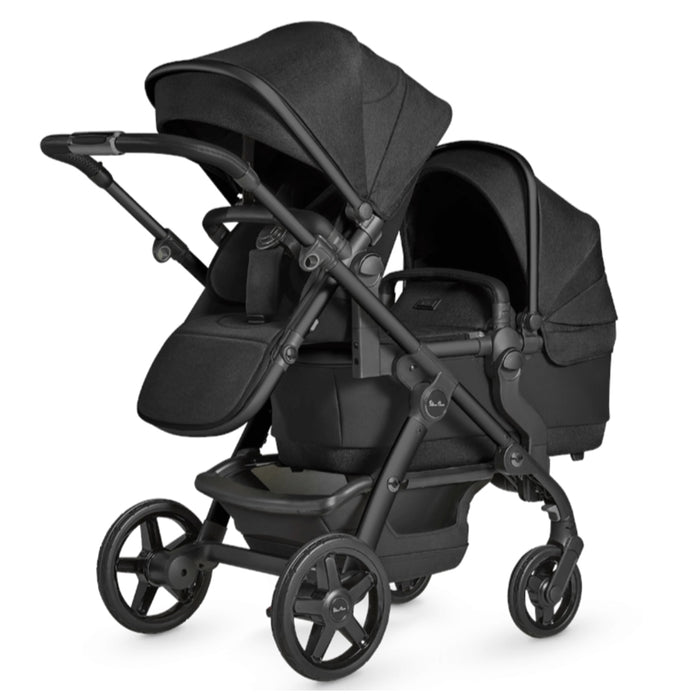 Silver Cross Wave Pram and Carrycot Onyx