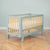 Boori Turin Fullsize Cot Bed Blueberry and Almond Bonus Toddler Guard Panel
