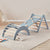 Boori Tidy Pikler Climbing Triangle V23 Blueberry and Almond Furniture (Toddler Kids) 9328730100687