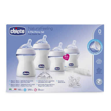Chicco Natural Bottle Starter Set Feeding (Accessories) 8058664153701