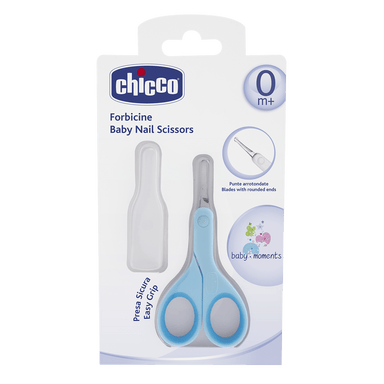 Chicco New Baby Nail Scissors Blue Health Essentials ( Baby Health & Safety) 8058664009923