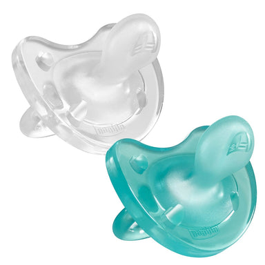 Chicco Physio Soft 0-6m Soother 2 Pack Blue Feeding (Soothers) 8058664080816