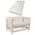 Cocoon Allure Cot with Bonnell Bamboo Mattress Natural Wash Furniture (Cots) 9358417003208