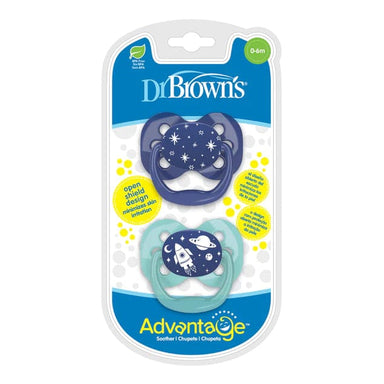Dr Browns Advantage Soother 0-6 Months Blue Feeding (Accessories) 072239316627