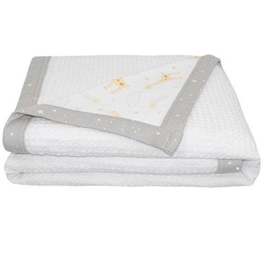 Living Textiles Cot Waffle Blanket - Noah Sleeping & Bedding (Quilts) 9315311036534