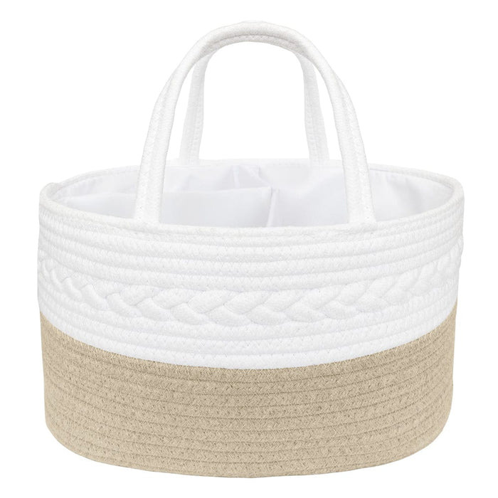 Living Textiles Cotton Rope Nappy Caddy Natural - PRE ORDER FOR JUNE Sleeping & Bedding (Manchester) 9315311039771