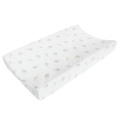 Living Textiles Muslin Change Pad Cover Dandelion/Grey Changing (Change Mat Cover) 9315311035599