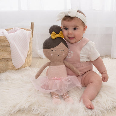Living Textiles Softie Toy - Gaberiella Ballerina Playtime & Learning (Toys) 9315311040920