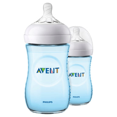Philips Avent Natural Baby Bottles 260ml 2-pack Blue Feeding (Bottles) 8710103876045