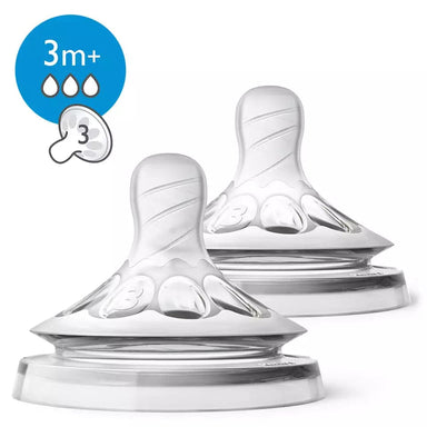 Philips Avent Natural Teats 3m+ Variable Flow 2-pack Feeding (Accessories) 8710103874072