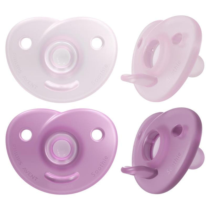Philips Avent Soothie 0-6 Months 2-pack Pink Feeding (Soothers) 8710103991625