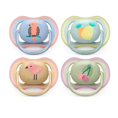 Philips Avent Ultra Air Soother 6-18 months 2-pack Bird/Fruit Feeding (Soothers) 8710103993131