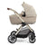 Silver Cross Reef Pram + First Bed Folding Carrycot Stone - Pre Order May