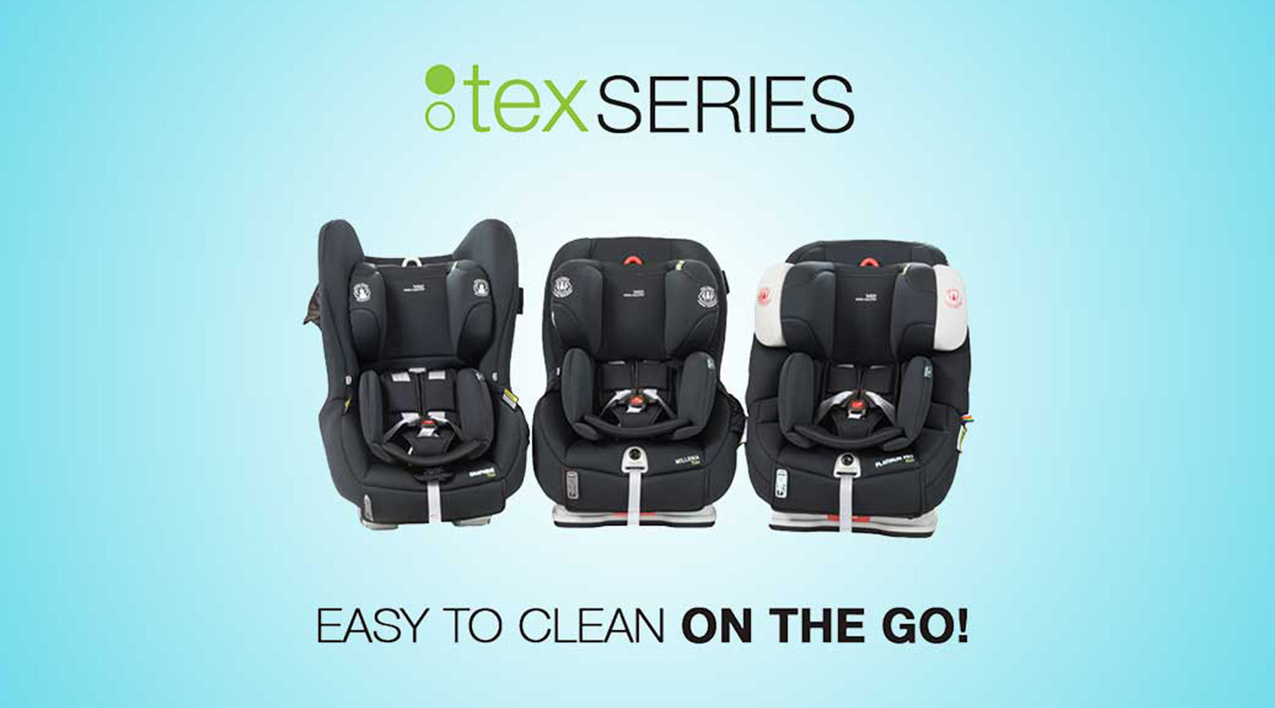 Britax Safe-n-Sound Tex Series - Easy to Clean on The Go