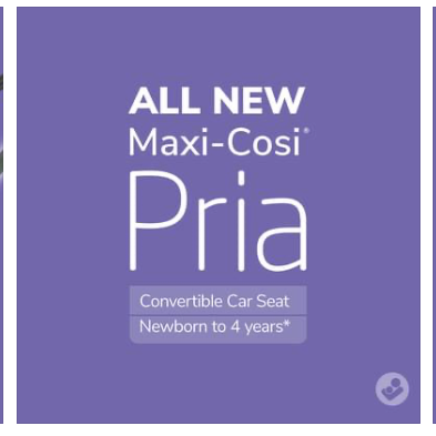 Maxi Cosi Pria LX Convertible Car Seat, Designed with Ease of Use, Safety & Comfort in mind, now available in Australia