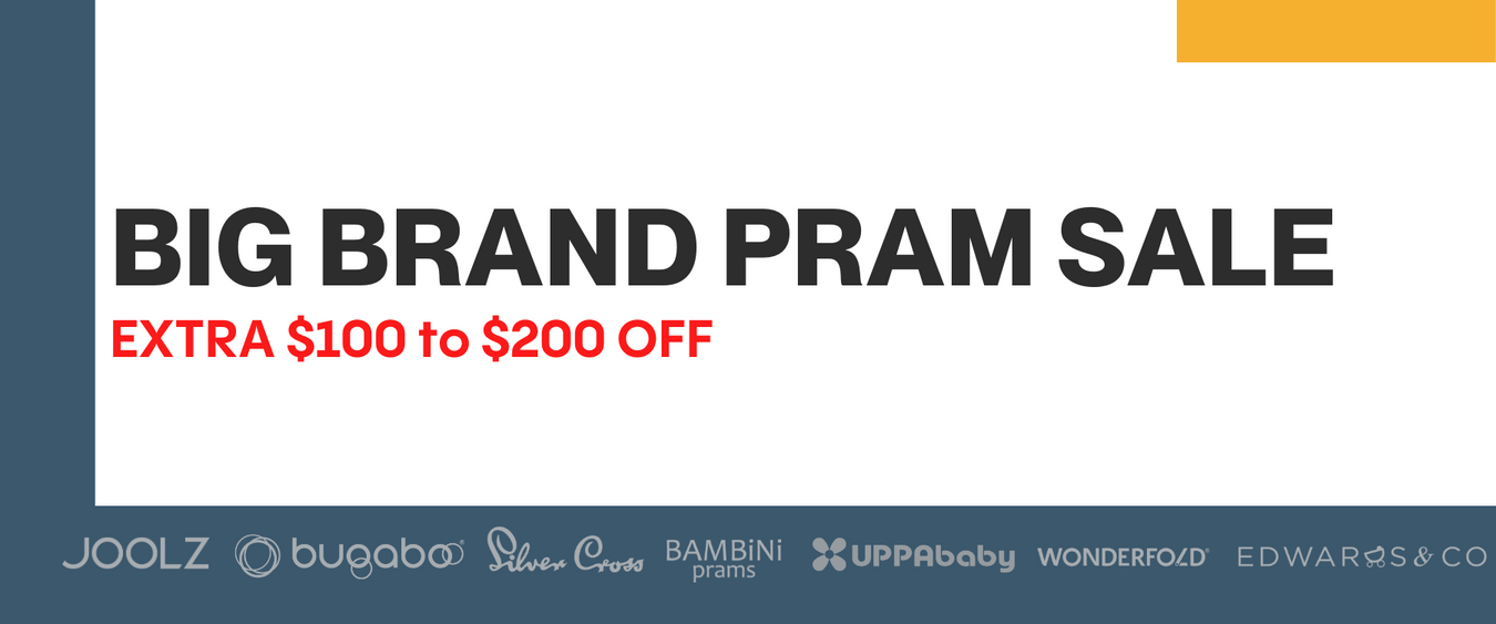 Big Brand Pram Sale - Extra $100 to $200 OFF!
