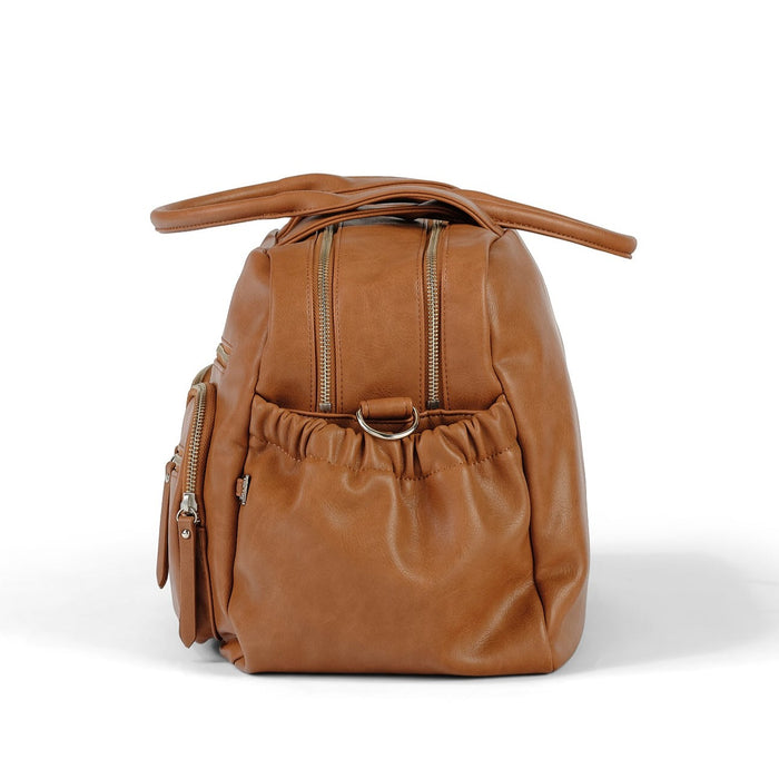 OiOi Carry All Nappy Bag - Tan Vegan Leather
