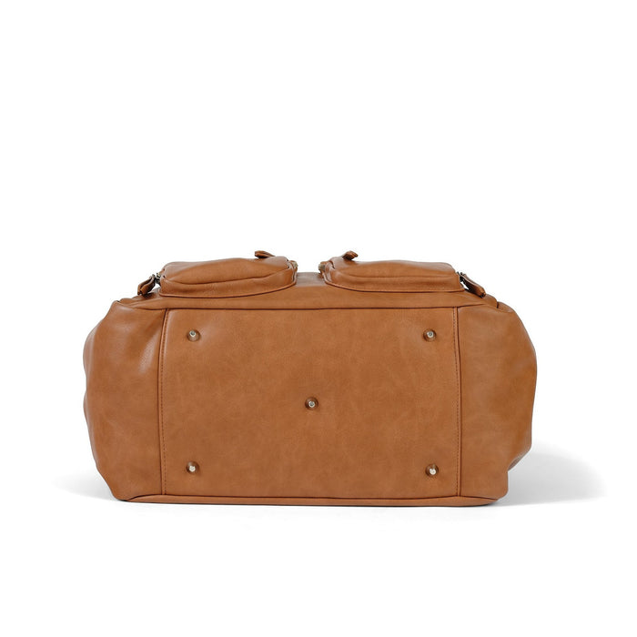 OiOi Carry All Nappy Bag - Tan Vegan Leather