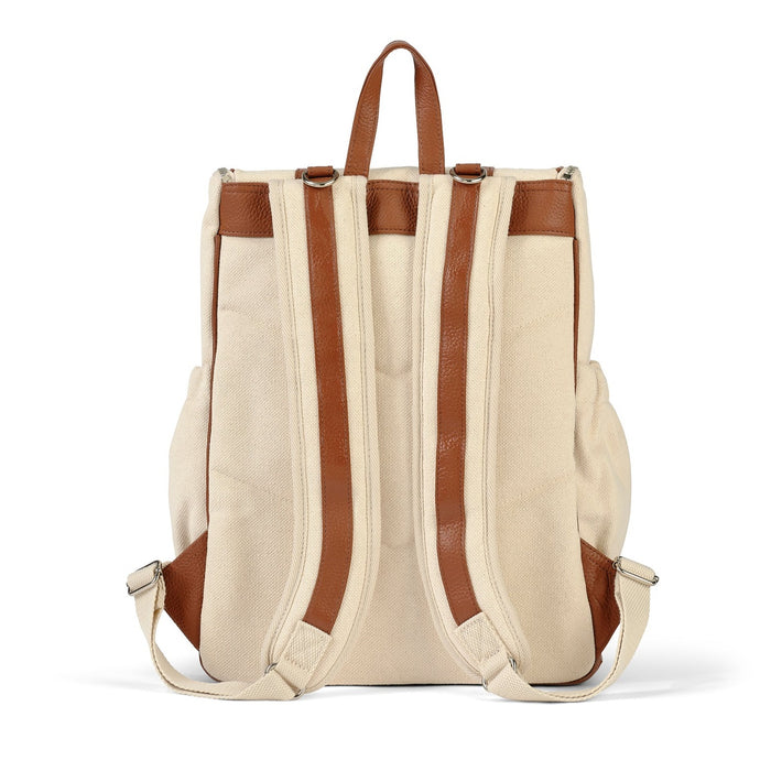 OiOi Signature Nappy Backpack - Natural Canvas