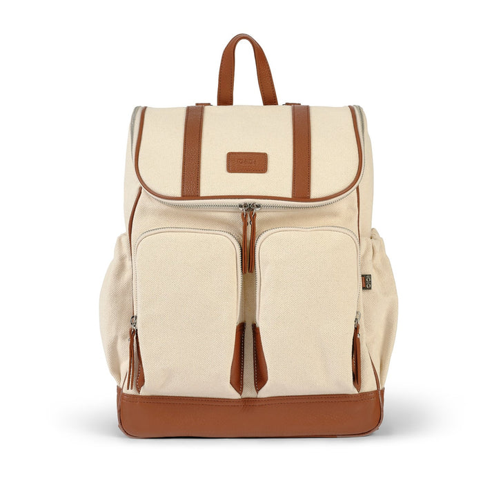 OiOi Signature Nappy Backpack - Natural Canvas