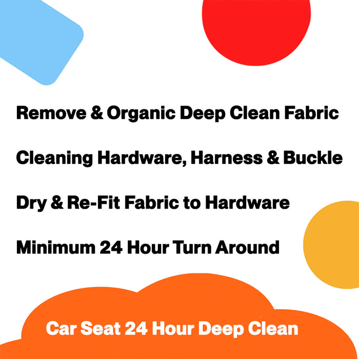 Car Seat Deep Clean 24 Hour Service For One Car Seat - Sunshine Store