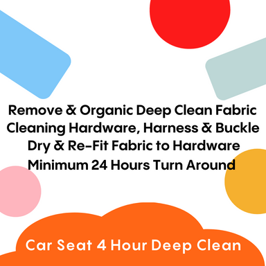 Car Seat Deep Clean 4 Hour Same Day Service For One Car Seat  - Sunshine Store