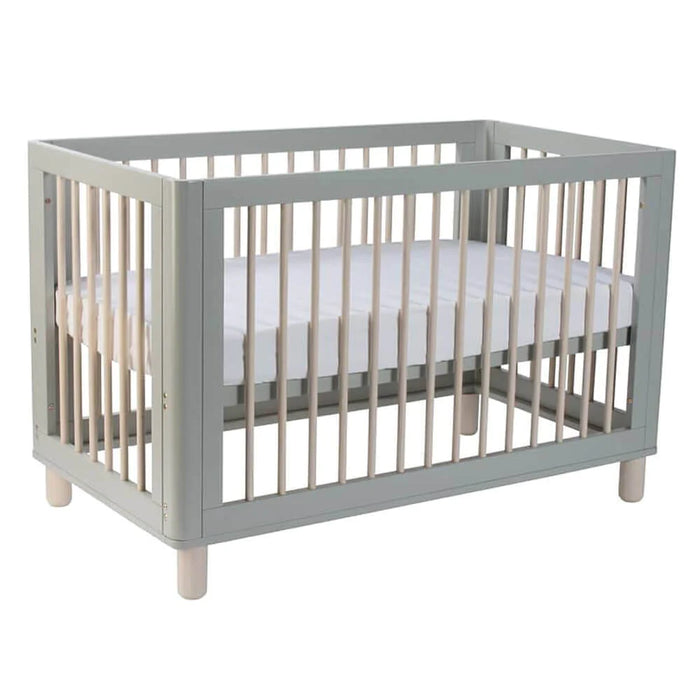 Cocoon Allure Cot and Dresser + Bonnell Bamboo Mattress Dove Grey