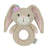 Living Textiles Whimsical Knitted Ring -Amelia the Bunny