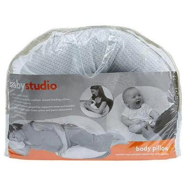 Baby Studio Body Pillow with chevron grey Pillow case Feeding (Breast Feeding Pillow) 9312321950010