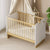 Boori Neat Cot Bed Barley and Almond
