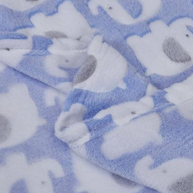 Big Softies Coral Fleece Blanket Cot Blue Sleeping & Bedding (Blankets) 9332229002963