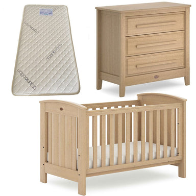 Boori Casa Cot and Linear Chest Package Almond + FREE Bonnell Organic Mattress Furniture (Packages) 9358417002034