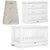 Boori Eton Convertible Plus Cot & Dresser Package Barley + FREE Bonnell Organic Latex Mattress Furniture (Packages) 9358417002324