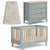 Boori Turin (Fullsize) Cot and Linear Chest Package Blueberry/Almond + FREE Bonnell Organic Mattress Furniture (Packages) 9358417002522