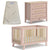 Boori Turin (Fullsize) Cot and Linear Chest Package Cherry/Almond + FREE Bonnell Organic Mattress Furniture (Packages) 9358417002553