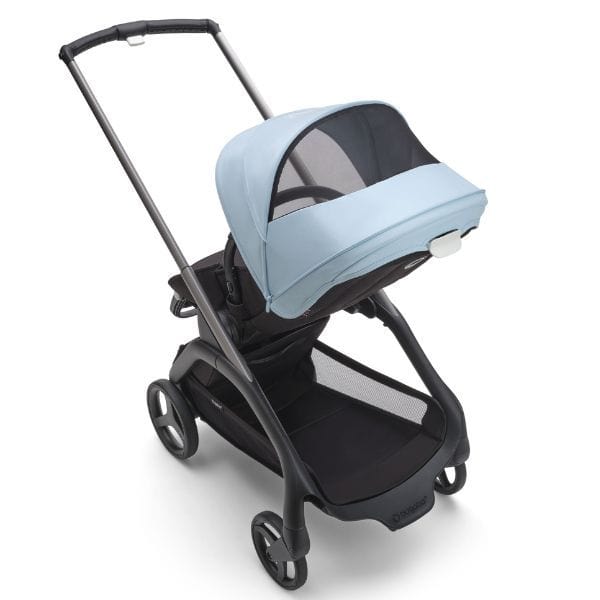 Bugaboo Dragonfly Complete Graphite/Midnight Black-Skyline Blue with Maxi Cosi Mico Plus Capsule and Adapters (Night Grey) Pram (Bundle Package) 8717447334507-9312541737453-8717447414629