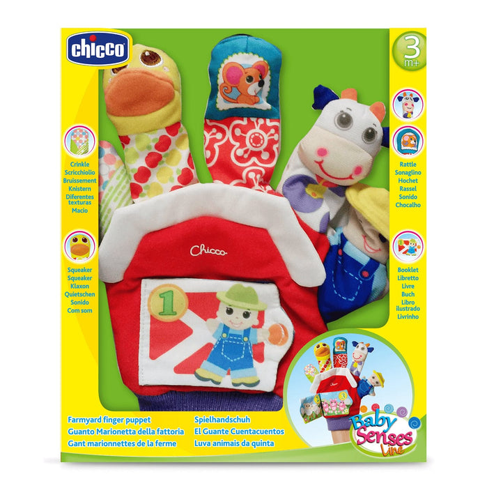 Chicco Farmyard Finger Puppet Playtime & Learning (Toys) 8058664050826