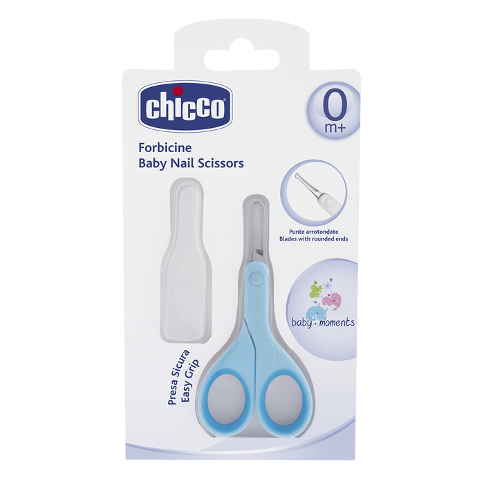 Chicco New Baby Nail Scissors Blue Health Essentials ( Baby Health & Safety) 8058664009923