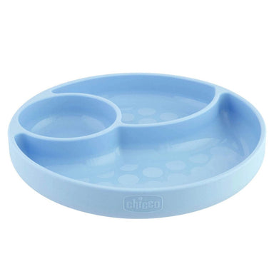 Chicco Silicone Divided Plate Teal 12M+ Feeding (Accessories) 8058664127535