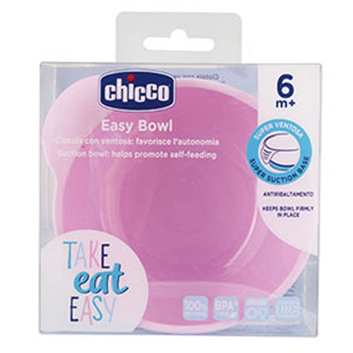 Chicco Silicone Suction Bowl Pink 6M+ Feeding (Accessories) 8058664127764