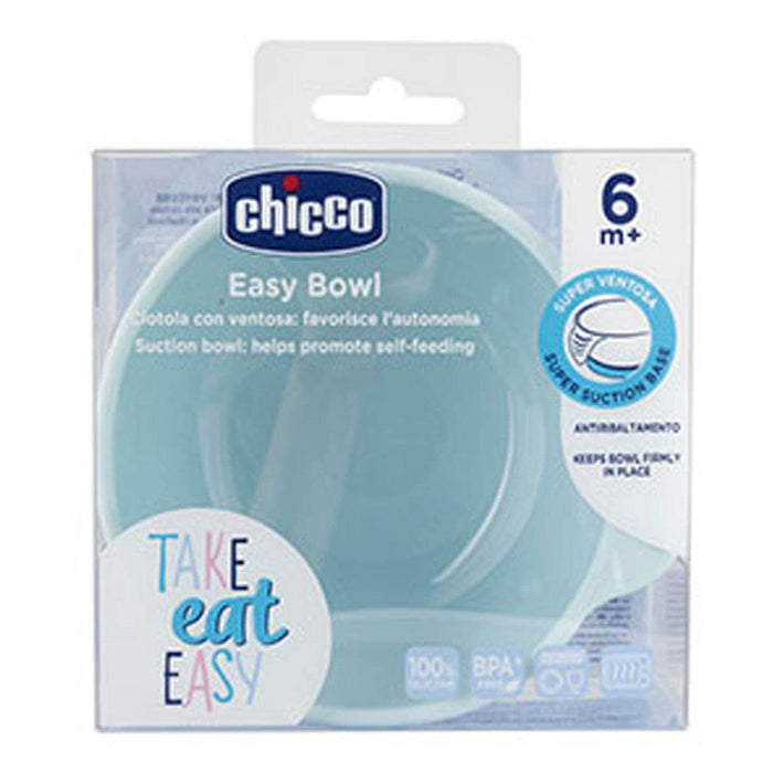 Chicco Silicone Suction Bowl Teal 6M+ Feeding (Accessories) 8058664127771
