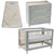 Cocoon Allure Cot and Dresser + FREE Bonnell Organic Mattress Dove Grey Furniture (Packages) 9358417003253