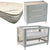 Cocoon Allure Cot and Dresser + FREE Micro Pocket Organic Mattress Dove Grey Furniture (Packages) 9358417003277