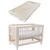 Cocoon Allure Cot with Bonnell Organic Latex Mattress Natural Wash Furniture (Cots) 9358417003222