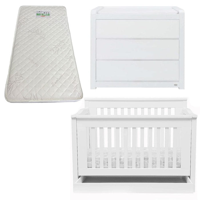 Cocoon Flair Cot and Dresser + FREE Bonnell Bamboo Mattress Furniture (Packages) 9358417003024