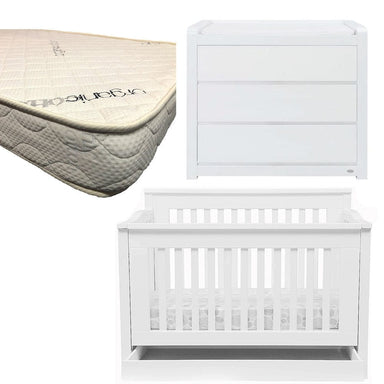 Cocoon Flair Cot and Dresser + FREE Micro Pocket Organic Mattress Furniture (Packages) 9358417003055