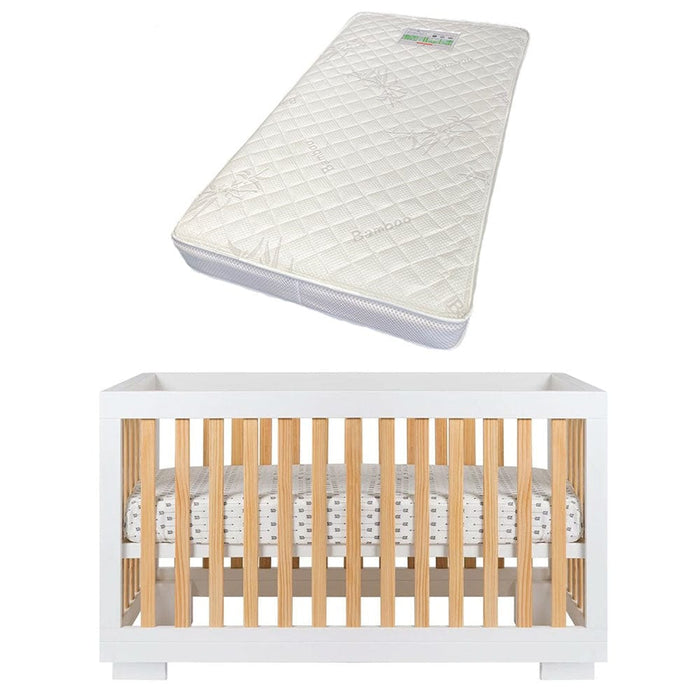 Cocoon Luxe Cot with Bonnell Bamboo Mattress Furniture (Packages) 9358417002935